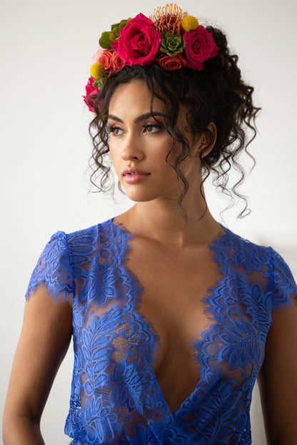 I Could Fall In Love Lace Romper